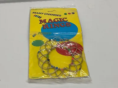 £4.90 • Buy Vintage Magic Linking Rings Fanny Educational Many Changes Rare