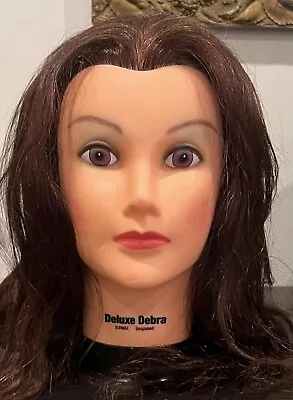 Burmax Deluxe Debra Cosmetology Mannequin Head 100% Real Human Hair • $30