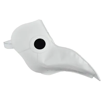 $17.99 • Buy White Victorian Plague Doctor Mask Bird Beak Nose Halloween Steampunk Costume
