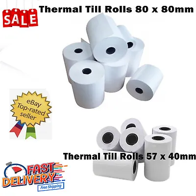 £54.89 • Buy Thermal Roll Receipt Paper Till Roll For Credit Card And Thermal Printer