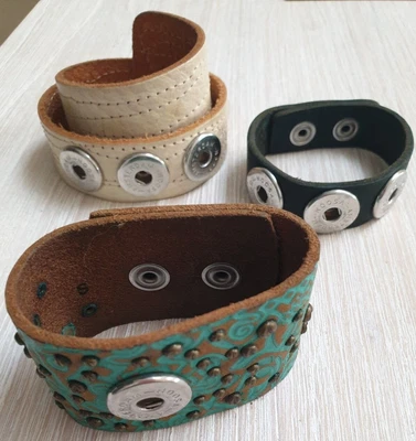 $40 • Buy Noosa Amsterdam Leather Bracelet/Cuff X 3