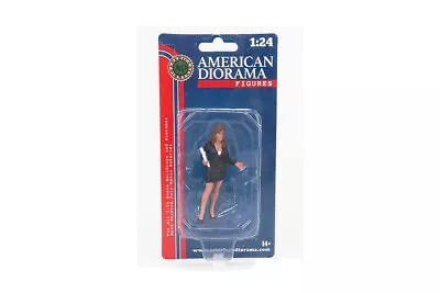 Dealership Salesperson Female 1:24 Scale American Diorama 76410 Lady Figure 3   • $7.09