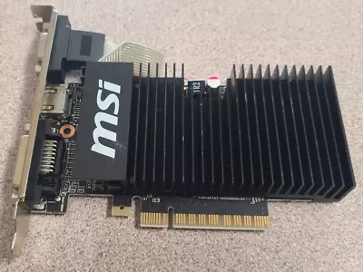 MSI GeForce GT 710 1GB DDR3 • $17.99