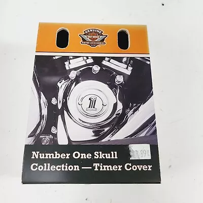 Harley Davidson Number One 1 Skull Timer Cover 2017-23 Milwaukee Eight 25600065 • $39.96