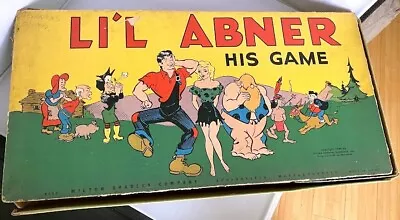 Vintage The Lil Abner Board Game 1946  Milton Bradley Company • $30