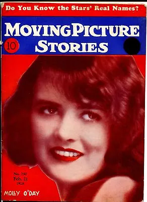 Moving Picture Stories 2/21/1928-Molly O'Day-movie Pix-pulp Fiction-FN- • $160.65