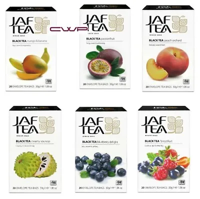 CEYLON JAF TEA Creamy SoursopPassion FruitMango & BananaTea Bags Much More • £7.23