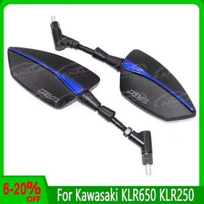 For Kawasaki KLR650 KLR250 NEW Motorcycle Accessories Side Rearview Mirrors CNC • $33.47