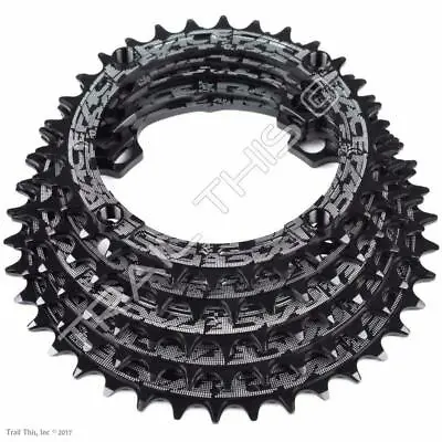 $41.95 • Buy RaceFace Black Narrow-Wide 30,32,34,36,38T X 104 MTB Chainring 9 10 11 12-Speed