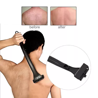 Men Grooming Razor Blade Back Body Cleaning Shaver Clean Hair Cleaner Remover UK • £8.79