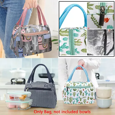 $13.20 • Buy Lunch Bag For Women Thermal Insulated Lunch Food Tote Purse Work Office Picnic
