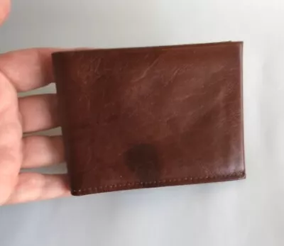Vintage Rolfs Brown Cowhide Leather Mens Bifold Wallet Credit Card Slots  • $39.99