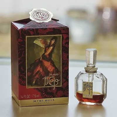 Vintage * NUEVA MAJA By MYRURGIA * Splash PURE PARFUM 1/4 Oz~75 Ml SEALED Bottl • $39.95