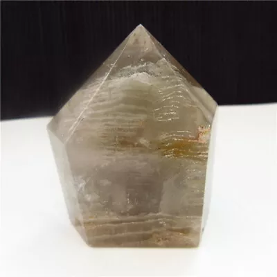 122g NATURAL Multi-layer Phantom Ghost Quartz Crystal Point Wand Healing • $14.99