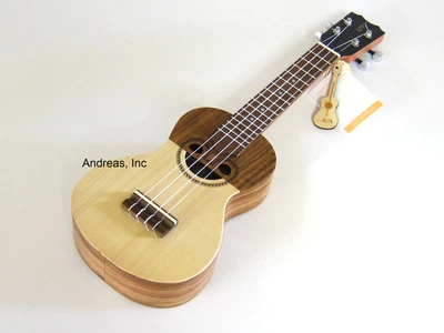 $329.99 • Buy Professional Soprano Ukulele Solid Spruce, Koa & African Wood W/ Gig Bag