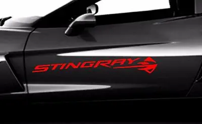 Quality STINGRAY Door Decal Racing Stripes 37.5  (Fits Chevy CORVETTE C6 & C7) • $37.95