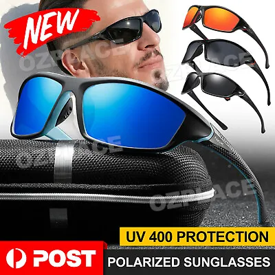 $11.65 • Buy Driving Sunglasses UV400 Polarized Glasses Fishing Sports Men WrapAround Eyewear