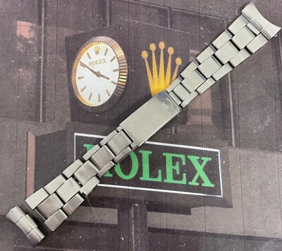 $57 • Buy Rolex Vintage Mens Oyster 7205 19mm Steel Band 357 Ends Ref:1501 6694