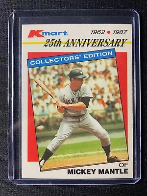 1987 Topps Kmart 25th Anniversary Mickey Mantle #5 Yankees!!! • $1.50