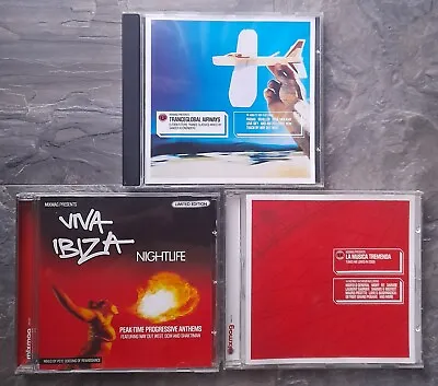 3x Mixmag CDs - Transglobal Airways Viva Ibiza & La Musica Tremenda (2000/2001) • £6.99