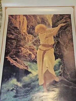 Vintage 1989 Patty Burke  The Canyon  Maxfield Parrish Poster • $49.99