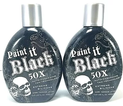 Millenium Tanning New Paint It Black Auto-darkening Dark Tanning Lotion 2 Pack • $44.95