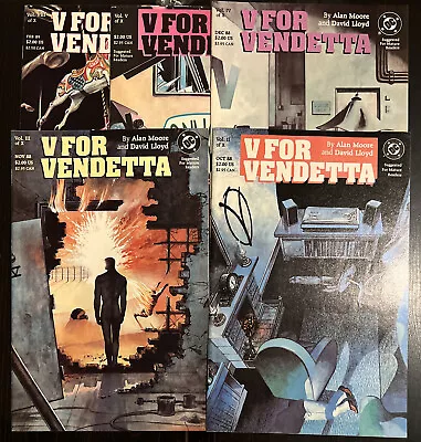 V For Vendetta Lot 2 3 4 5 8 ~VG DC Comics Alan Moore • $14.95