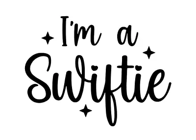 'im A Swiftie' Vinyl Decal - Taylor Swift Eras Tour - For Window Car Laptop  Etc • £4.50