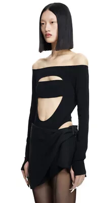 £64.99 • Buy Mugler X H&M Black Cut Out Body Size UK4 BNWT