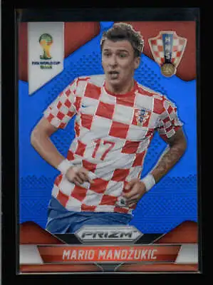 Mario Mandzukic 2014 Panini Prizm World Cup #120 Blue Prizm #198/199 Ba6176 • $34.99