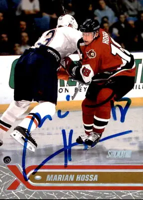 Marian Hossa Signed Autographed 00/01 Topps Stadium Club Card Ottawa Senators • $12.35