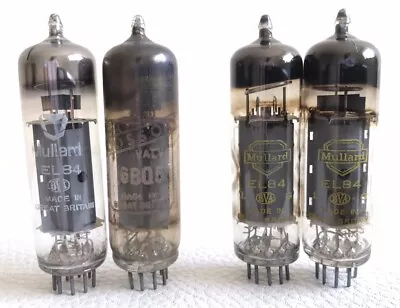 Mullard Cossor EL84 Tube Valve X4 Boxed Leak 20 Quad Leak Valve Amplifier • £110