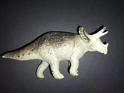 Vintage Dinosaur Safari Carnegie Triceratops RARE Miami Mold 1/v 6 Gloss Wash • $24.95