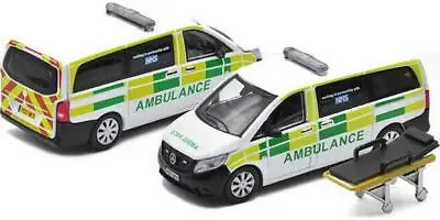 Mercedes Benz Vito NHS Ambulance Diecast 1:64 Scale Model - Era Car MB20VITRF37 • $19.99