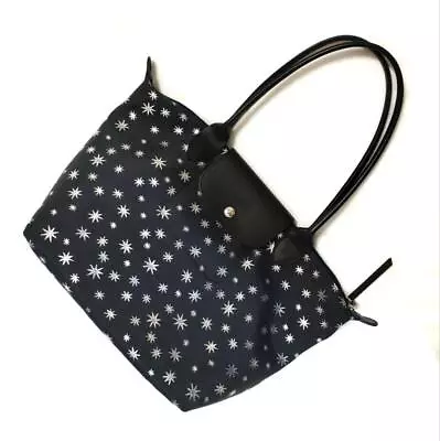 Extremely Beautiful Item Longchamp Tote Bag Etoile Limited Edition Star Black JP • $186.27