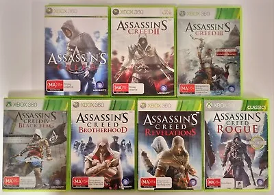 7 X Assassin's Creed Game Bundle | Microsoft Xbox 360 One | AC • $49.99