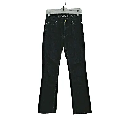 MIH Jean Wm 27 Blue The London Mid Rise Subtle Bootcut MSRP $185 Made In Heaven • £31.16