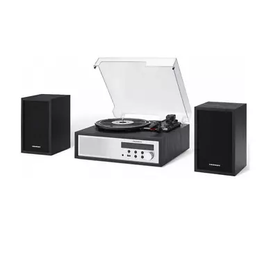 NEW Crosley CR7022A Sloane Shelf Turntable System - FM Radio Bluetooth USB • $199