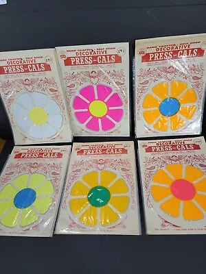 Vintage 7  Flower Power Hippie  Stickers • $19.99