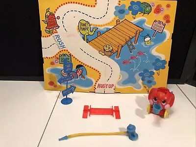 Vintage Upsy Downsy Flossy Glossy Elewetter Elephant Engine Set Fireman Mattel • $65