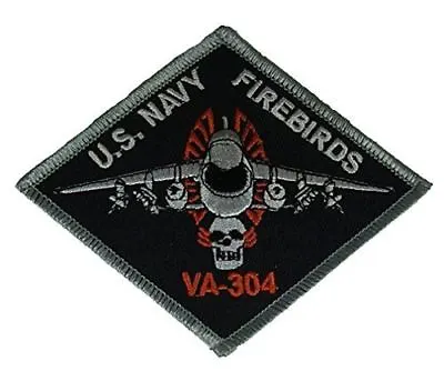 $8.98 • Buy Usn Navy Reserves Attack Squadron Va-304 Firebirds Patch Veteran Nas Alameda Ca
