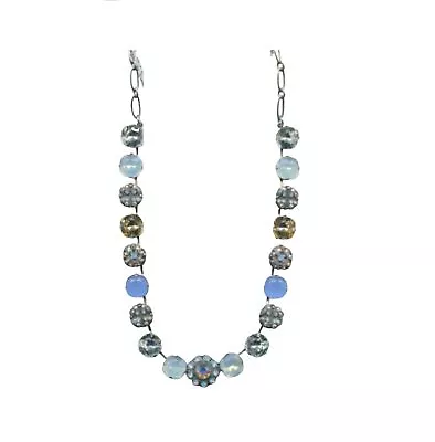 Mariana Necklace Gorgeous Opals Topaz And Clear Austrian Crystals My Treasur... • $347