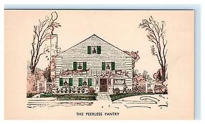 MIAMISBURG OH Ohio ~ Roadside PEERLESS PANTRY Restaurant C1940s Postcard • $6.78