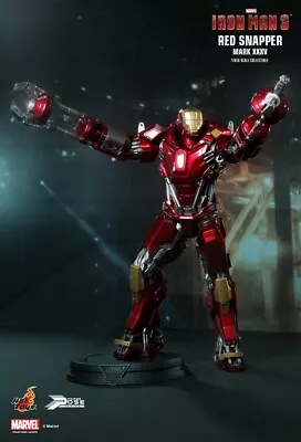 Clearance Sale! Hot Toys 1/6 Marvel Iron Man 3 Pps002 Red Snapper Mark Xxxv Mk35 • $435.59