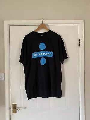 Ed Sheeran Divide European Tour 2018  Black T-Shirt Extra Large Good Condition • £12