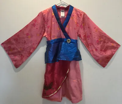 The Disney Store 9-10 Girls Mulan Dress Gown Kimono • $19.99