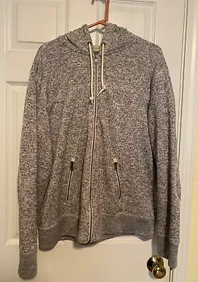 Men's Merona Jacket Hoodie XL White/Gray • $9.99