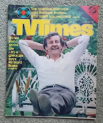 TV Times Jul 22-28 1978 ATV Edition Richard Briers Twiggy Lewis Collins • £7.50