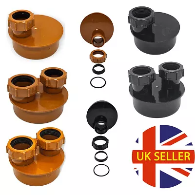 QUALITY AND CHEAP 110mm Underground Drainage To Waste Pipe Adaptor - 32mm 40mm • £12.50