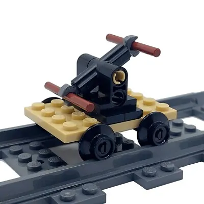 LEGO® Train Railway Track Pump Car Hand Maintenance Railroad Trolley Jigger • £4.99